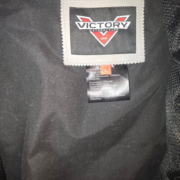 Victory Motorcycle leather riding jacket - Picture 5 of 6